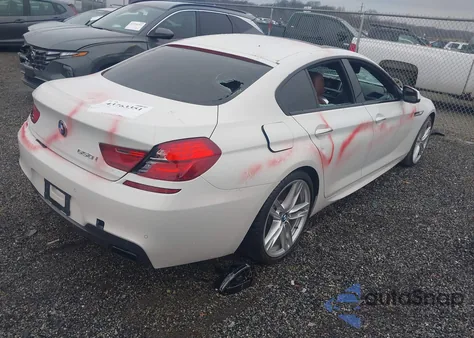 2015 BMW 650I Gran Coupe from USA, damaged, VIN WBA6B2C51FD799079